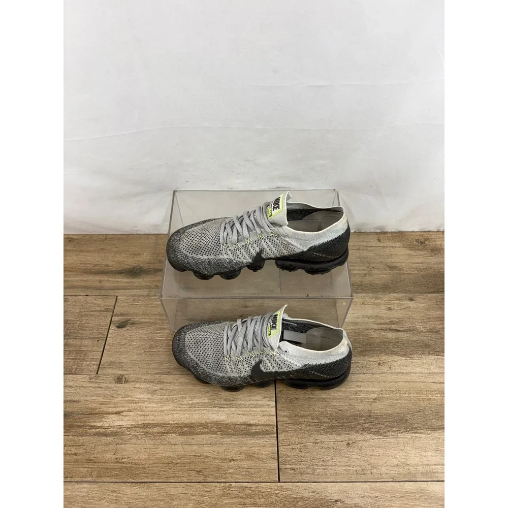 Nike Air VaporMax Flyknit E Pure Platinum Anthracite 922915-002 Mens 9